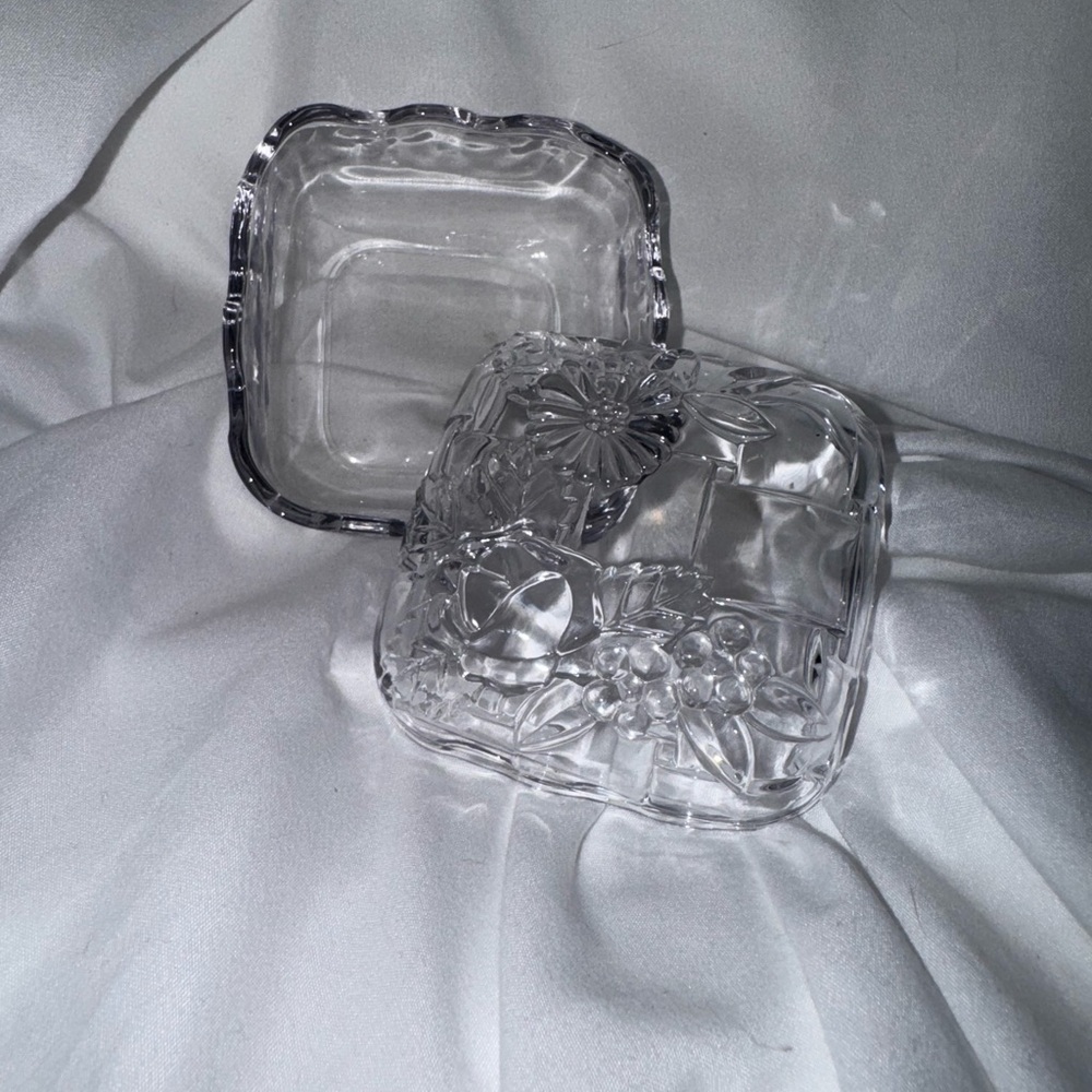 Glass Trinket Dish - Anchor Hocking